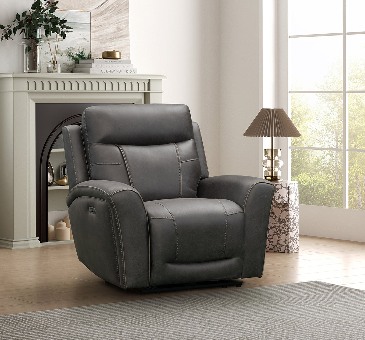 Nico Fabric Electric Recliner Sofa Collection with USB-C