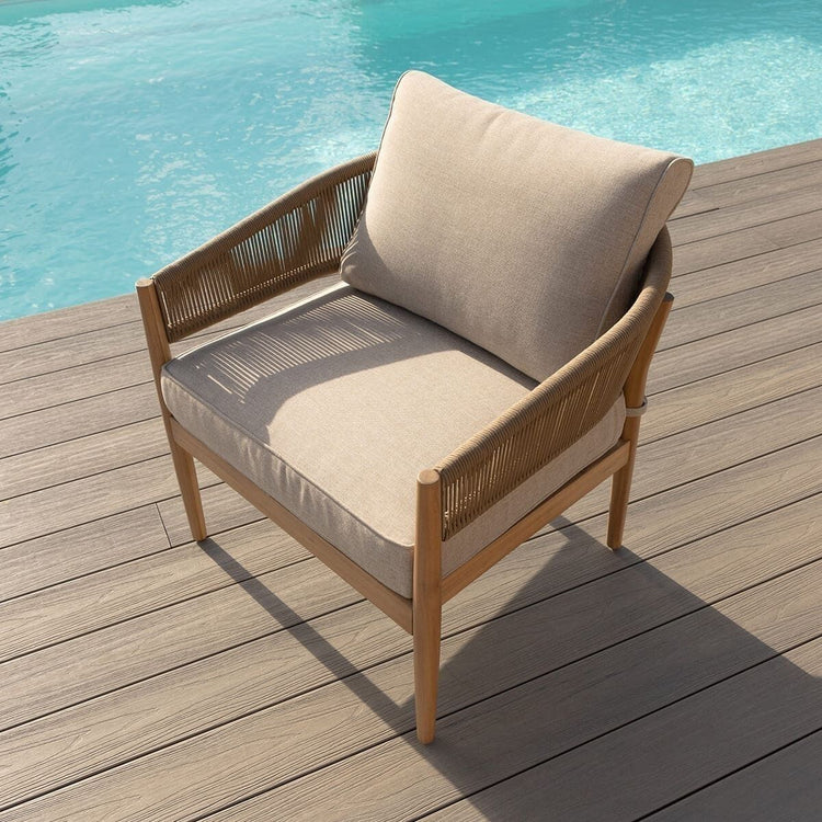 Maze Rattan - Porto Rope Weave 2 Seat Sofa Set