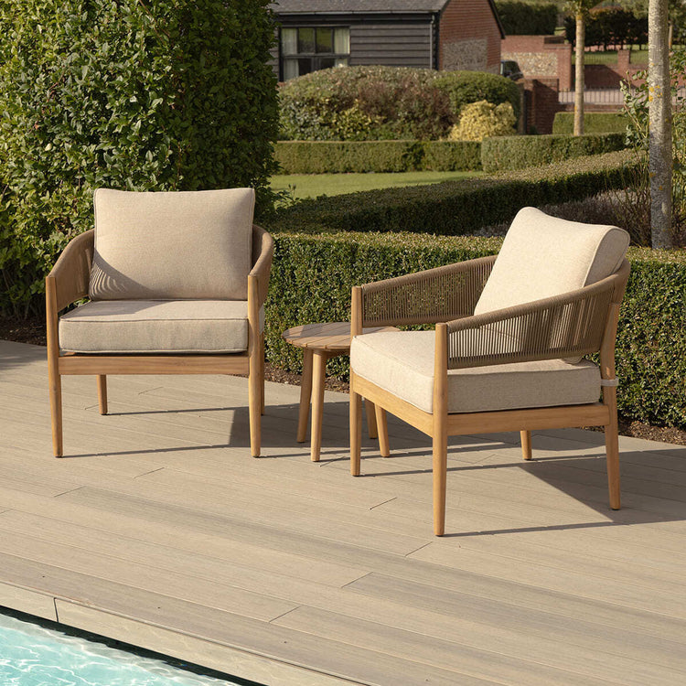 Homeflair - Porto Rope Weave Lounge Set