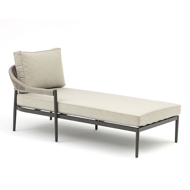 Homeflair - Roma Rope Weave Sunlounger Set