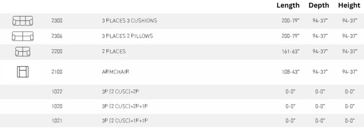 Edna Leather Sofa Collection | Newtrend Concepts Italia