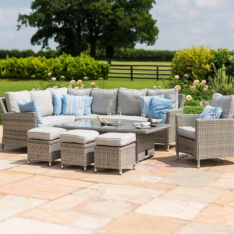 Homeflair - Oxford Rattan Corner Dining Set