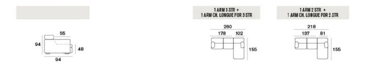 Eldorado Leather Sofa Collection | Newtrend Concepts Italia