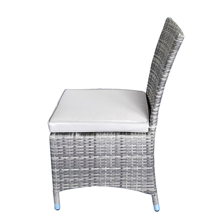 Signature Weave - Emily Rattan Armless Chair in Grey | Emil0209