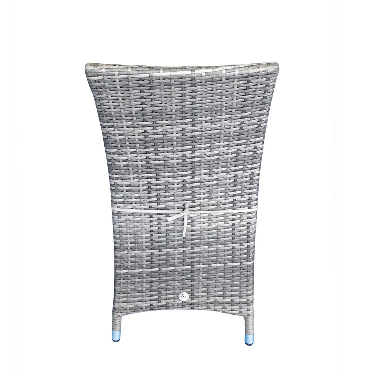 Signature Weave - Emily Rattan Armless Chair in Grey | Emil0209