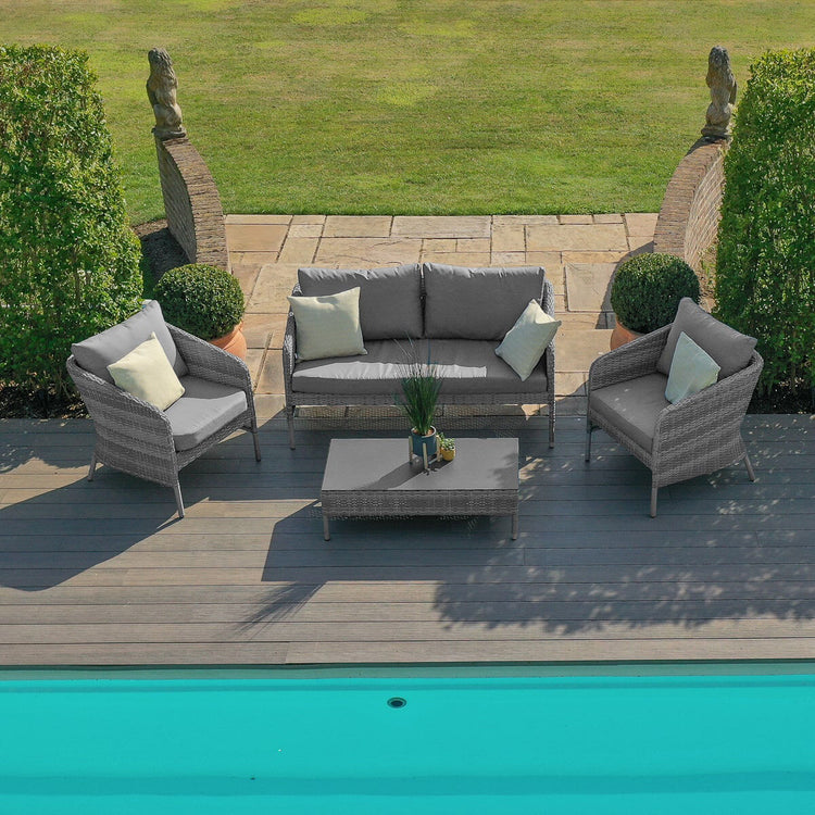 Homeflair - Santorini 2 Seat Rattan Sofa Set