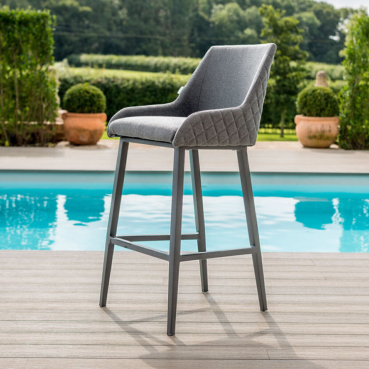 Maze Rattan - Outdoor Fabric Regal Bar Stool