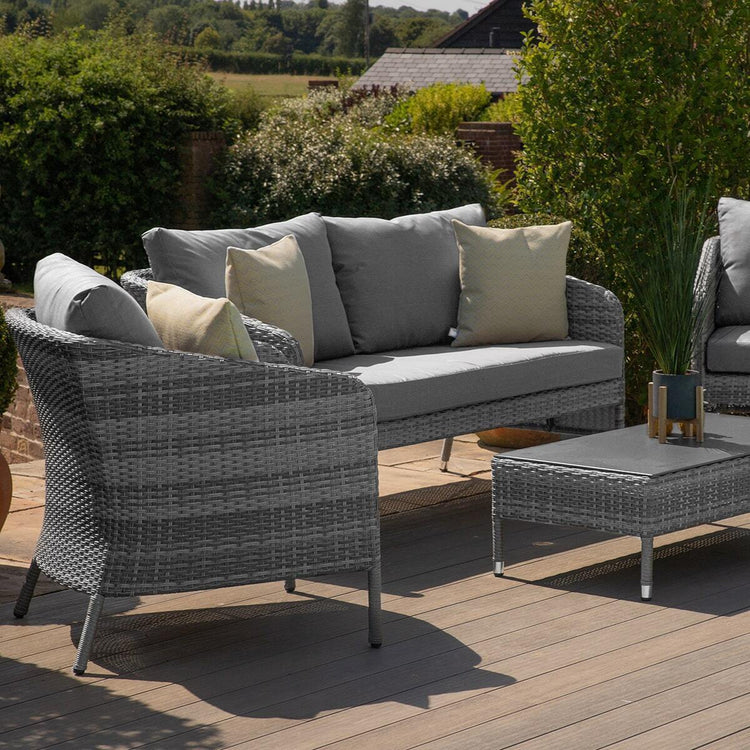 Homeflair - Santorini 2 Seat Rattan Sofa Set