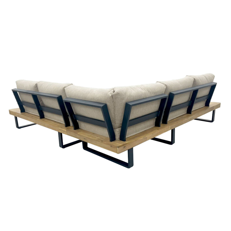 Maze Living -Roma Rope Weave Corner Dining Set