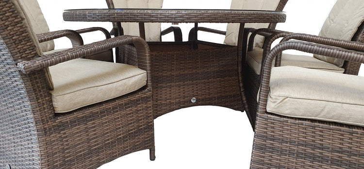 Signature Weave - Rattan Table and 6 Chairs Set | Florence | Flor0230_0255