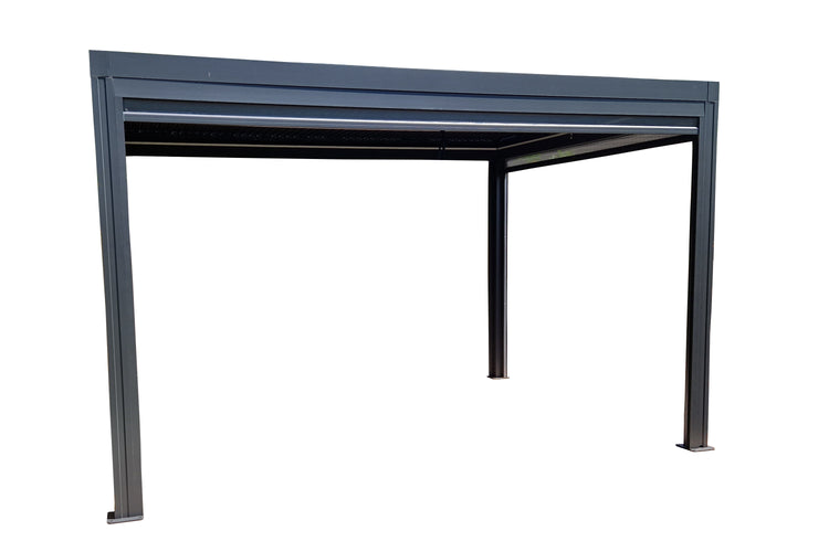 Signature Weave - Aluminium Gazebo Garden Structure with LED Lights | Gaze0474