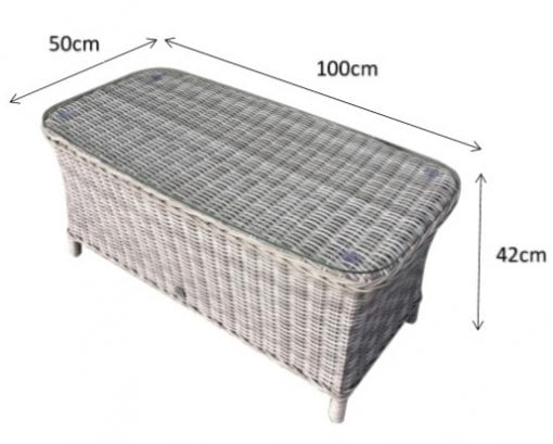 Signature Weave - Rattan Harriet 2 Seater Sofa + 2 Ottoman Stools Dining Set | Harr0134