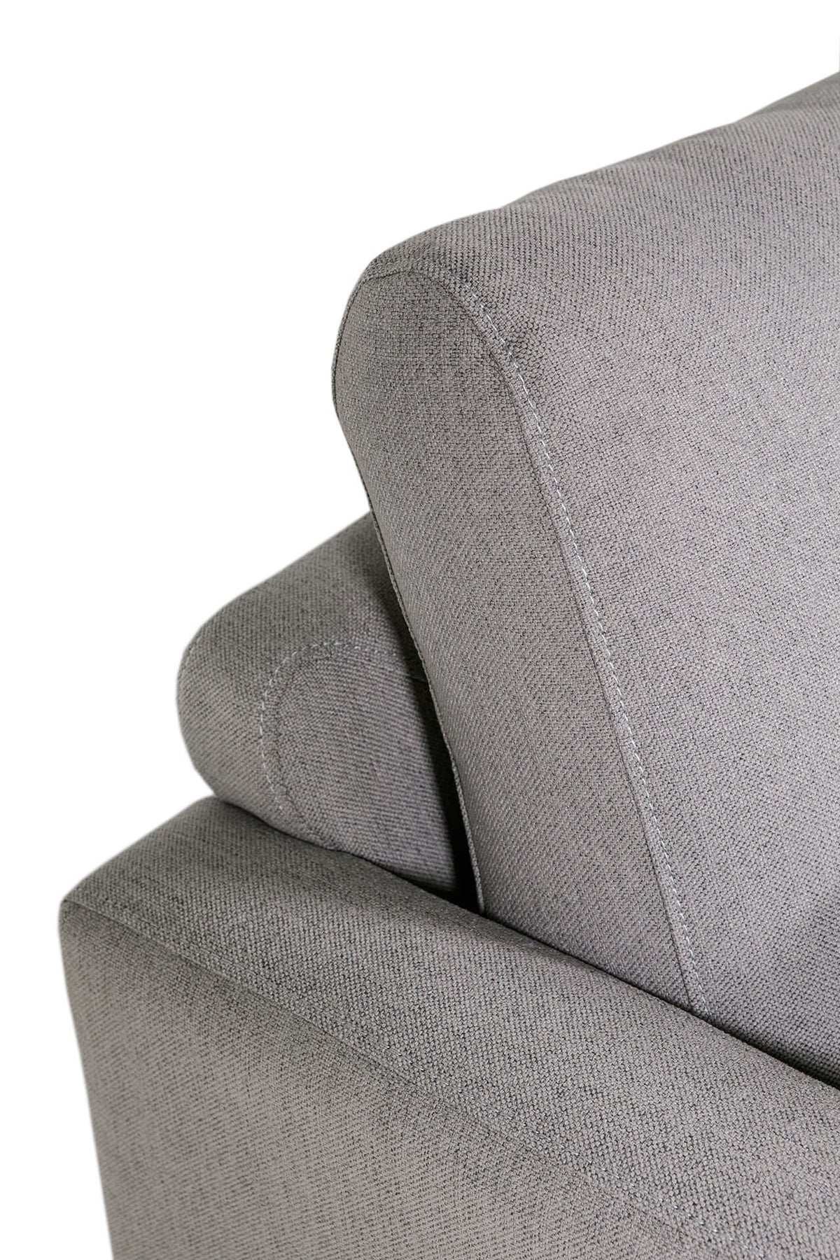 Wren Textured Fabric Sofa Collection on Black Metal Legs