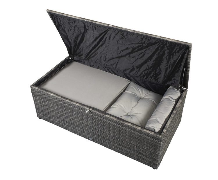 Signature Weave - Rattan Holly 5 Piece Sofa Set with Steel Frame in Grey | Holl0286