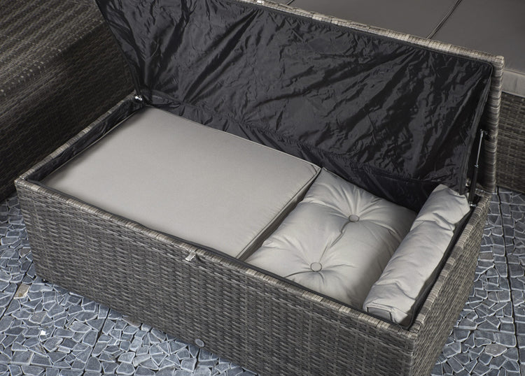 Signature Weave - Rattan Holly 5 Piece Sofa Set with Steel Frame in Grey | Holl0286