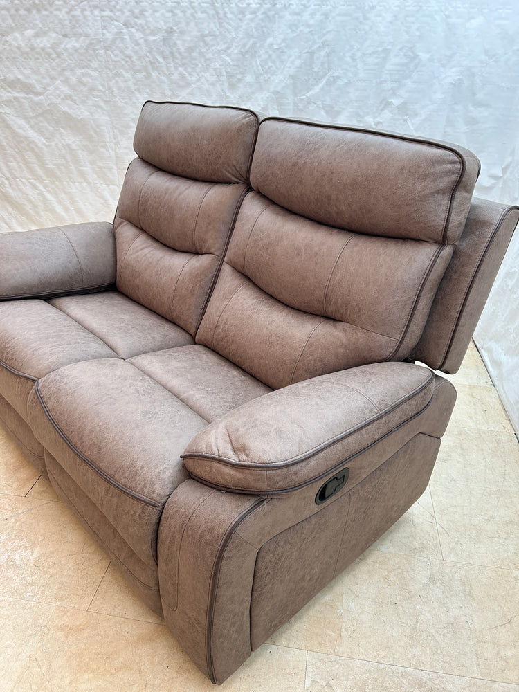 Ex-Display Gabrielle 2 Seater Fabric Manual Recliner Sofa