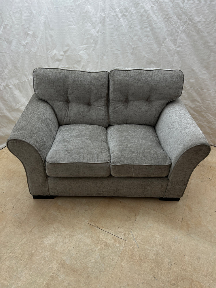 Ken Ex-Display Fabric Grey 2 Seater Sofa | EX017