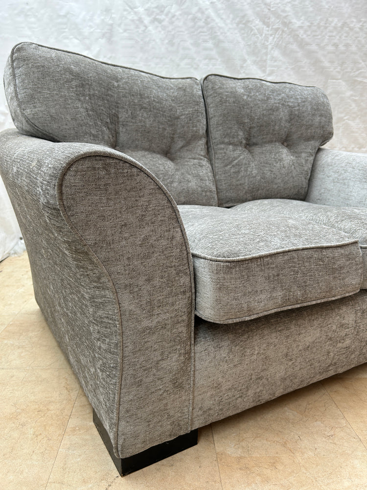 Ken Ex-Display Fabric Grey 2 Seater Sofa | EX017