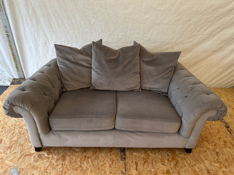 Ex-Display Grey 2 Seater Sofa