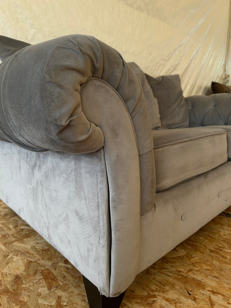 Ex-Display Grey 2 Seater Sofa