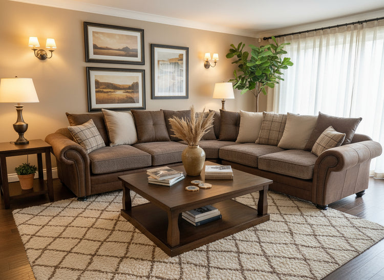 Ex-Display Marshal Fabric Corner Sofa