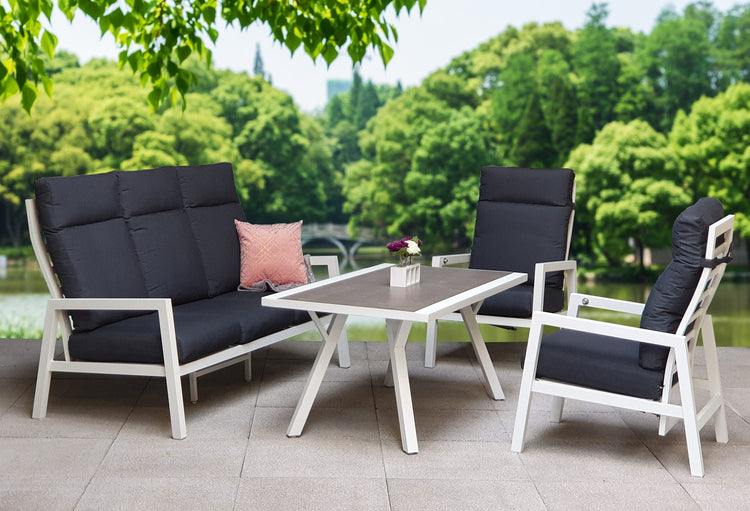 Signature Weave - Rattan 5 Seater Sofa Set Featuring Reclining Chairs | Kimm0354
