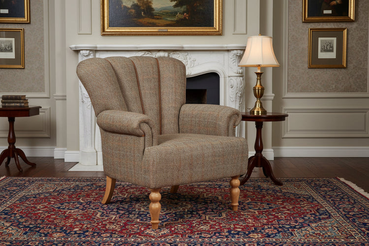 Lily Petite Fabric Accent Chair | Vintage