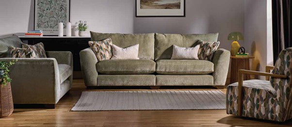 Mala Deep Seat Fabric Sofa & Corner Collection with Bolsters