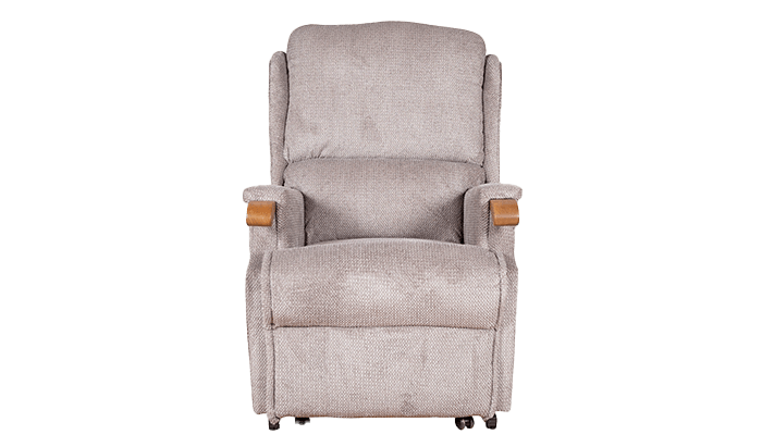 Malvern Button Back Fabric Lift and Rise Recliner Chair, Petite or Standard
