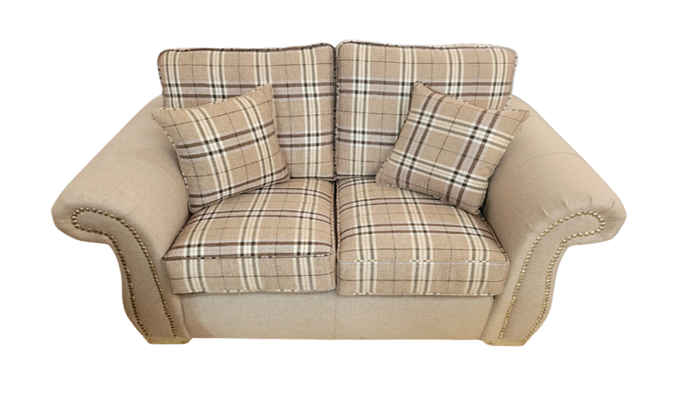Ex-Display Margaret Brown 3 + 2 Seater Fabric Sofas | EXMAR