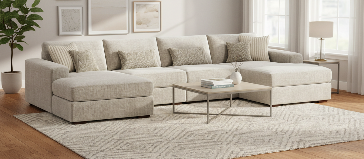 Henley Modular Chenille Sofa & U-Shape Corner Collection