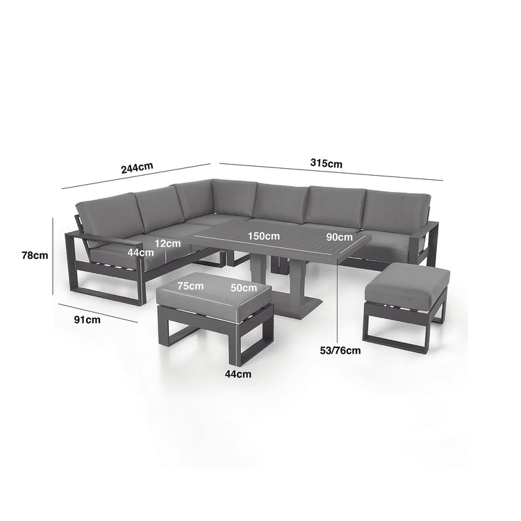 Homeflair – Ascot Rattan Dining Set