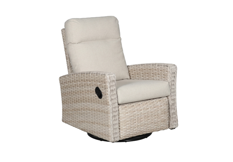 Northwood Outdoor Rattan Recliner Swivel Armchair | Nort0563