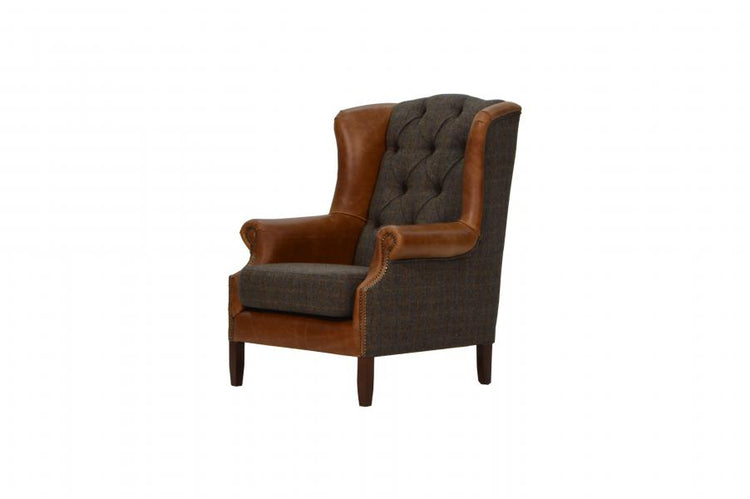 High Back Wing Armchair | Moreland | Vintage