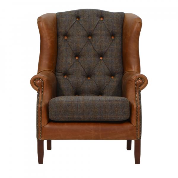 High Back Wing Armchair | Moreland | Vintage