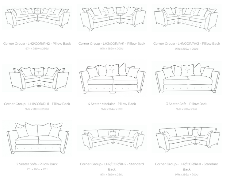 Pandora Fabric Sofa Collection | Buoyant Upholstery