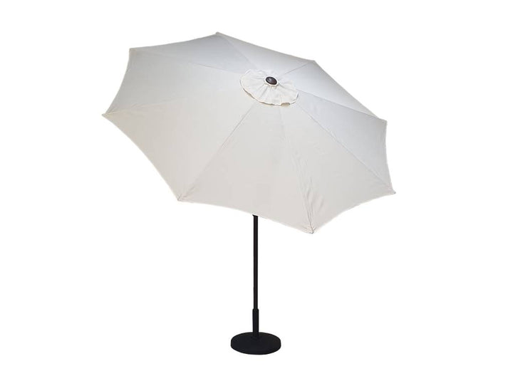 2.5m Beige Garden Table Parasol with Tilt & Wind-Up Handle | Signature Weave