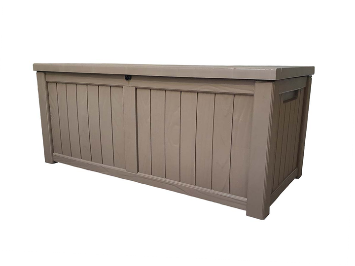 Petra Moulded Plastic Outdoor Garden Storage Box, 144 x 67cm | Signature Weave