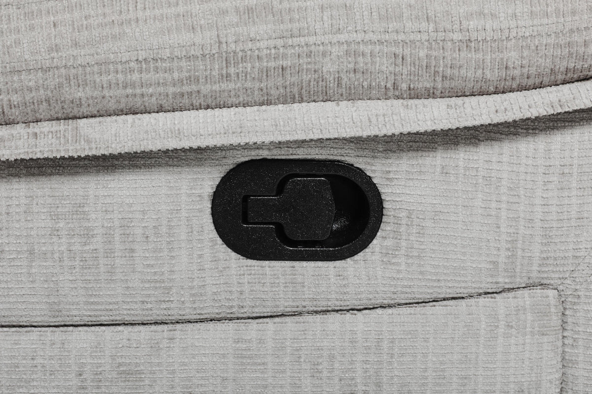 Wilbur Fabric Manual Recliner Corner Sofa