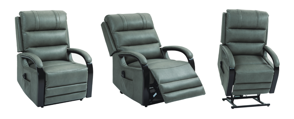 Regent Air Leather Dual Motor Lift and Rise Recliner Chair