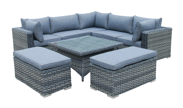 Rattan Richmond Dining Modular Corner Sofa Set | Rich953G