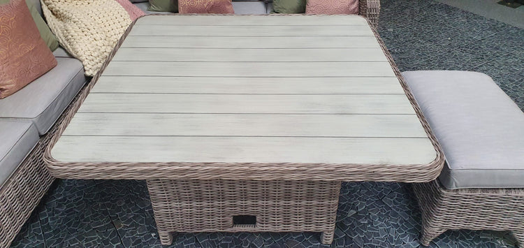 Signature Weave - Rattan Corner Dining Set with Lift Table | Sarah | Sara0260