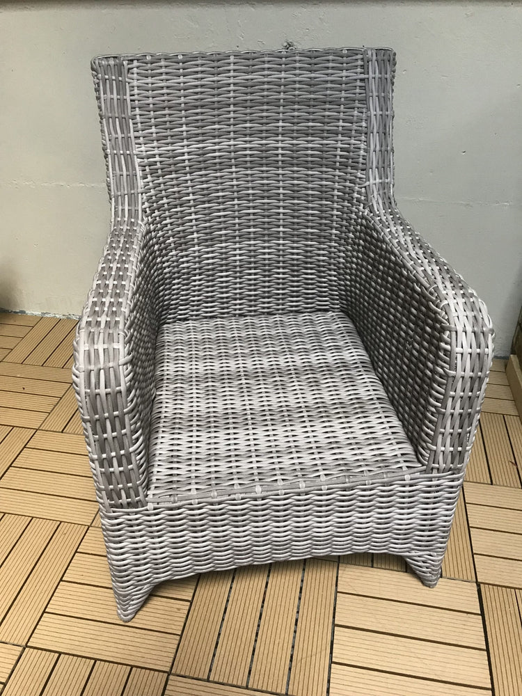 Signature Weave - Rattan 3 Piece Lounge Set in Round Grey Weave | Sarah | Sara0261