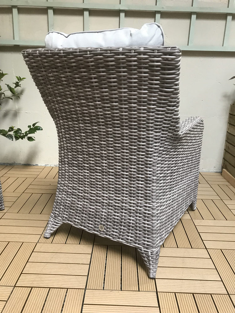 Signature Weave - Rattan 3 Piece Lounge Set in Round Grey Weave | Sarah | Sara0261
