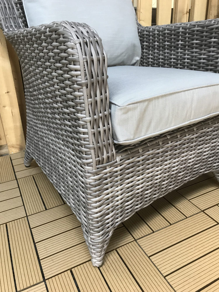 Signature Weave - Rattan 3 Piece Lounge Set in Round Grey Weave | Sarah | Sara0261