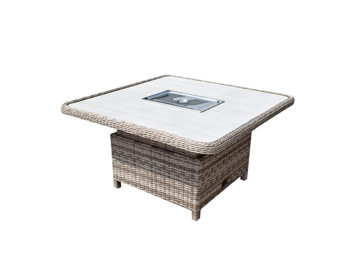 Signature Weave - Sarah Corner Dining Sofa with Lift Table and Ice Bucket | Sara0392