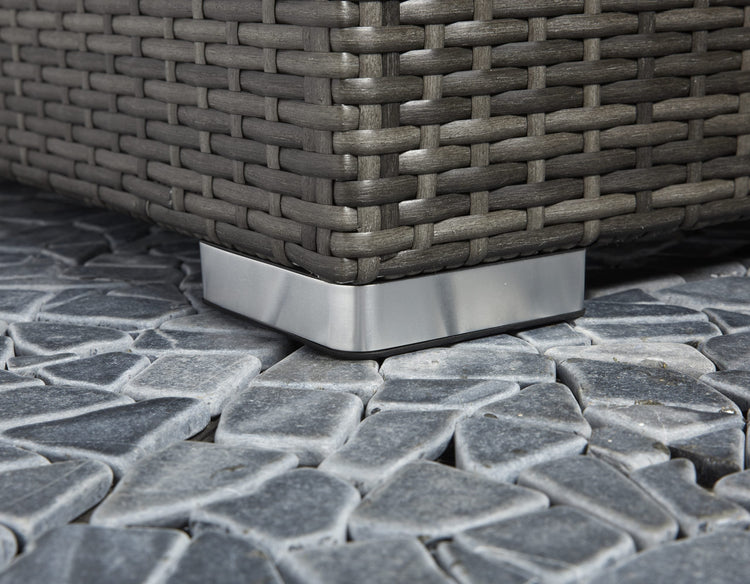 Signature Weave - Savannah Rattan Corner Sofa Set in Grey | Sava0093