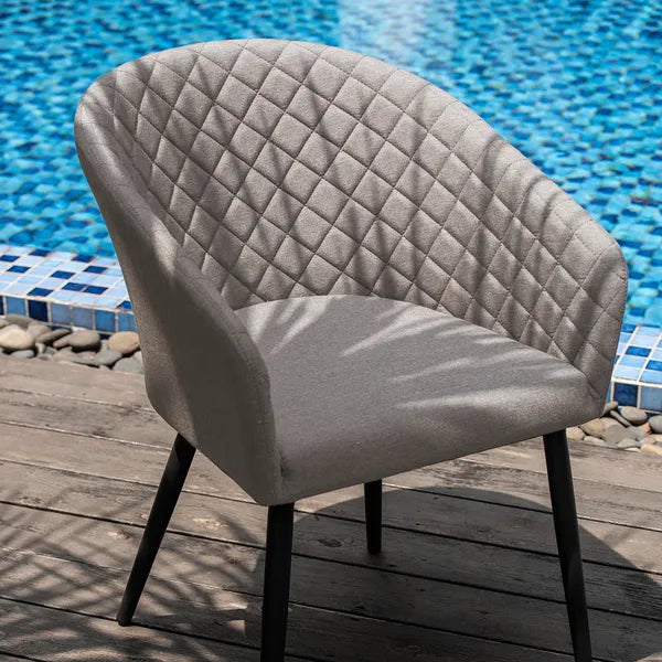 Outdoor Fabric Pair of Ambition Dining Chairs