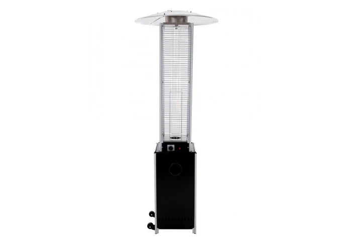 Sunred Propus Black Gas Patio Heater with Electric Ignition & Wheels, 221cm
