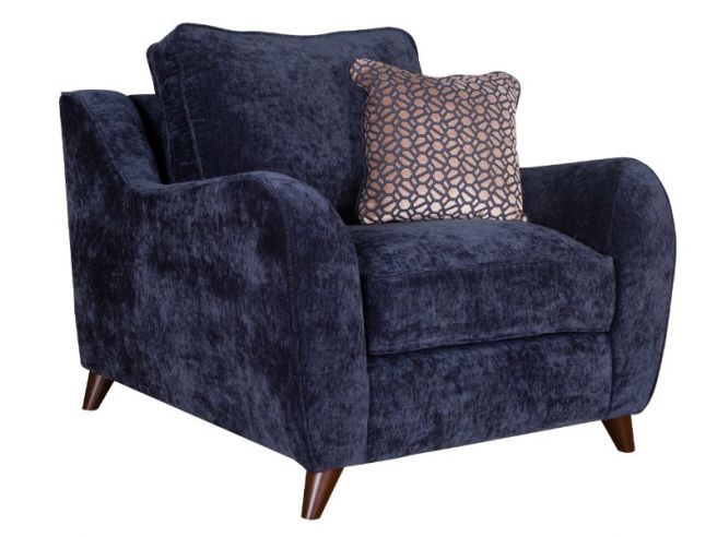 Varley Velvet Sofa & Corner Collection on Tapered Legs